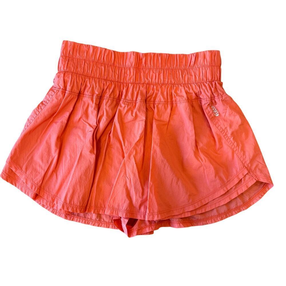 Free People Coral Athletic Shorts
